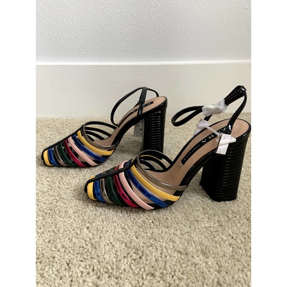 Strappy Multi-Color Sandals - Picture 6 of 8